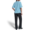 image:imageKarl Lagerfeld Womens Ruffle Front Short Sleeve BlouseAqua Mist