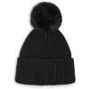 image:imageKarl Lagerfeld Womens Sassy Choupette Faux Fur Pom BeanieBlack