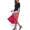 image:imageKarl Lagerfeld Womens Scoop Neck Short Sleeve Soft TShirtBlackFuschia Multi