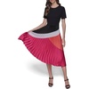 image:imageKarl Lagerfeld Womens Scoop Neck Short Sleeve Soft TShirtBlackFuschia Multi