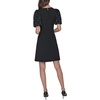 image:imageKarl Lagerfeld Womens Short Puff Sleeve Bow Detailed Neck Aline Mini DressBlack