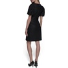 image:imageKarl Lagerfeld Womens Short Puff Sleeve Bow Detailed Neck Aline Mini DressBlackSoft White