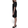 image:imageKarl Lagerfeld Womens Short Puff Sleeve Bow Detailed Neck Aline Mini DressBlackSoft White