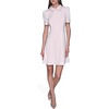 image:imageKarl Lagerfeld Womens Short Puff Sleeve Embellished Collar Aline Mini DressRose