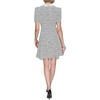 image:imageKarl Lagerfeld Womens Short Puff Sleeve Embellished Collar Aline Mini DressSoft WhiteBlack