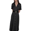 image:imageKarl Lagerfeld Womens Short Sleeve Buttons Down Front ShirtdressBlack