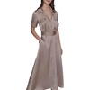 image:imageKarl Lagerfeld Womens Short Sleeve Buttons Down Front ShirtdressTruffle