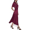 image:imageKarl Lagerfeld Womens Short Sleeve Buttons Down Front ShirtdressWine