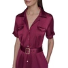 image:imageKarl Lagerfeld Womens Short Sleeve Buttons Down Front ShirtdressWine