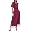 image:imageKarl Lagerfeld Womens Short Sleeve Buttons Down Front ShirtdressWine