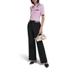 image:imageKarl Lagerfeld Womens Short Sleeve Classic Tailored Polished Sweater with CollarBallet SlipperBlack