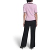image:imageKarl Lagerfeld Womens Short Sleeve Classic Tailored Polished Sweater with CollarBallet SlipperBlack