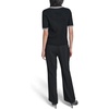 image:imageKarl Lagerfeld Womens Short Sleeve Classic Tailored Polished Sweater with CollarSoft WhiteBlack