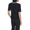 image:imageKarl Lagerfeld Womens Short Sleeve Classic Tailored Polished Sweater with CollarSoft WhiteBlack