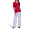 image:imageKarl Lagerfeld Womens Short Sleeve Crew Neck 3D Bows SweaterAdmiralBlack