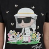 image:imageKarl Lagerfeld Womens Short Sleeve Crew Neck Bee Logo TShirtBlack