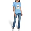 image:imageKarl Lagerfeld Womens Short Sleeve Crew Neck Bee Logo TShirtSky Blue
