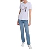 image:imageKarl Lagerfeld Womens Short Sleeve Crew Neck Choupette Fashion Logo TShirtNew White