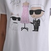 image:imageKarl Lagerfeld Womens Short Sleeve Crew Neck Choupette Fashion Logo TShirtNew White