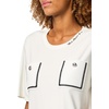 image:imageKarl Lagerfeld Womens Short Sleeve Crew Neck Double Pocket TShirtSoft White