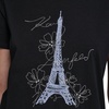 image:imageKarl Lagerfeld Womens Short Sleeve Crew Neck Eiffel Tower Logo TShirtBlack