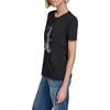 image:imageKarl Lagerfeld Womens Short Sleeve Crew Neck Eiffel Tower Logo TShirtBlack