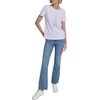 image:imageKarl Lagerfeld Womens Short Sleeve Crew Neck Eiffel Tower Logo TShirtWhite