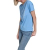 image:imageKarl Lagerfeld Womens Short Sleeve Crew Neck Floral Heart Logo TShirtSky Blue