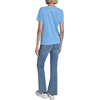 image:imageKarl Lagerfeld Womens Short Sleeve Crew Neck Floral Heart Logo TShirtSky Blue