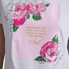image:imageKarl Lagerfeld Womens Short Sleeve Crew Neck Floral Logo TShirtNew White