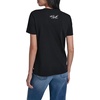 image:imageKarl Lagerfeld Womens Short Sleeve Crew Neck Flower Logo TShirtNew Black