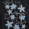 image:imageKarl Lagerfeld Womens Short Sleeve Crew Neck Flower Logo TShirtNew Black