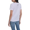 image:imageKarl Lagerfeld Womens Short Sleeve Crew Neck Flower Logo TShirtNew White