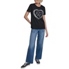 image:imageKarl Lagerfeld Womens Short Sleeve Crew Neck Heart Logo TShirtNew Black