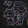 image:imageKarl Lagerfeld Womens Short Sleeve Crew Neck Logo TShirtBlack