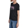 image:imageKarl Lagerfeld Womens Short Sleeve Crew Neck Logo TShirtBlackYellowMint