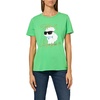 image:imageKarl Lagerfeld Womens Short Sleeve Crew Neck Logo TShirtGarden Green