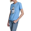 image:imageKarl Lagerfeld Womens Short Sleeve Crew Neck Logo TShirtSky Blue