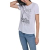 image:imageKarl Lagerfeld Womens Short Sleeve Crew Neck Paris Logo TShirtNew White