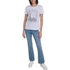 image:imageKarl Lagerfeld Womens Short Sleeve Crew Neck Paris Logo TShirtNew White