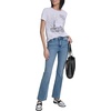 image:imageKarl Lagerfeld Womens Short Sleeve Crew Neck Paris Logo TShirtNew White