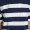 image:imageKarl Lagerfeld Womens Short Sleeve Crew Neck Striped Sequin SweaterNaval AcademySoft White