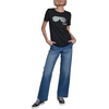 image:imageKarl Lagerfeld Womens Short Sleeve Crew Neck Sunglasses Logo TShirtNew BlackYellowMint