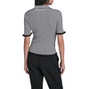 image:imageKarl Lagerfeld Womens Short Sleeve Delicate Sweater with Ruffle DetailingSoft WhiteBlack