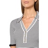 image:imageKarl Lagerfeld Womens Short Sleeve Delicate Sweater with Ruffle DetailingSoft WhiteBlack