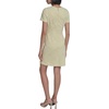 image:imageKarl Lagerfeld Womens Short Sleeve Gold Button Up Knit Sheath Mini DressTea GreenSoft White