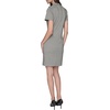 image:imageKarl Lagerfeld Womens Short Sleeve Mock Neck Sheath Mini DressBrown Multi