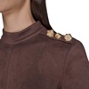 image:imageKarl Lagerfeld Womens Short Sleeve Mock Neck Sheath Mini DressChocolate