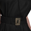 image:imageKarl Lagerfeld Womens Short Sleeve Multifunctional Shirt DressBlackSoft White