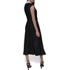 image:imageKarl Lagerfeld Womens Short Sleeve Multifunctional Shirt DressBlackSoft White